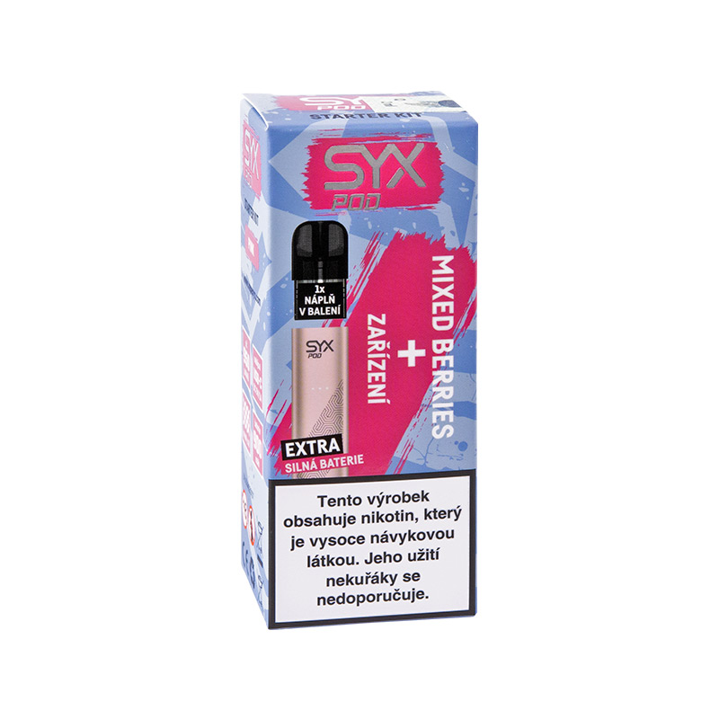 K18+ SYX POD Starter Kit 16,5mg Mix Berries (Pink)