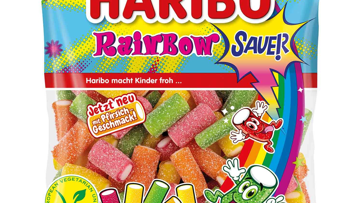Haribo Rainbow sauer veggie 160g