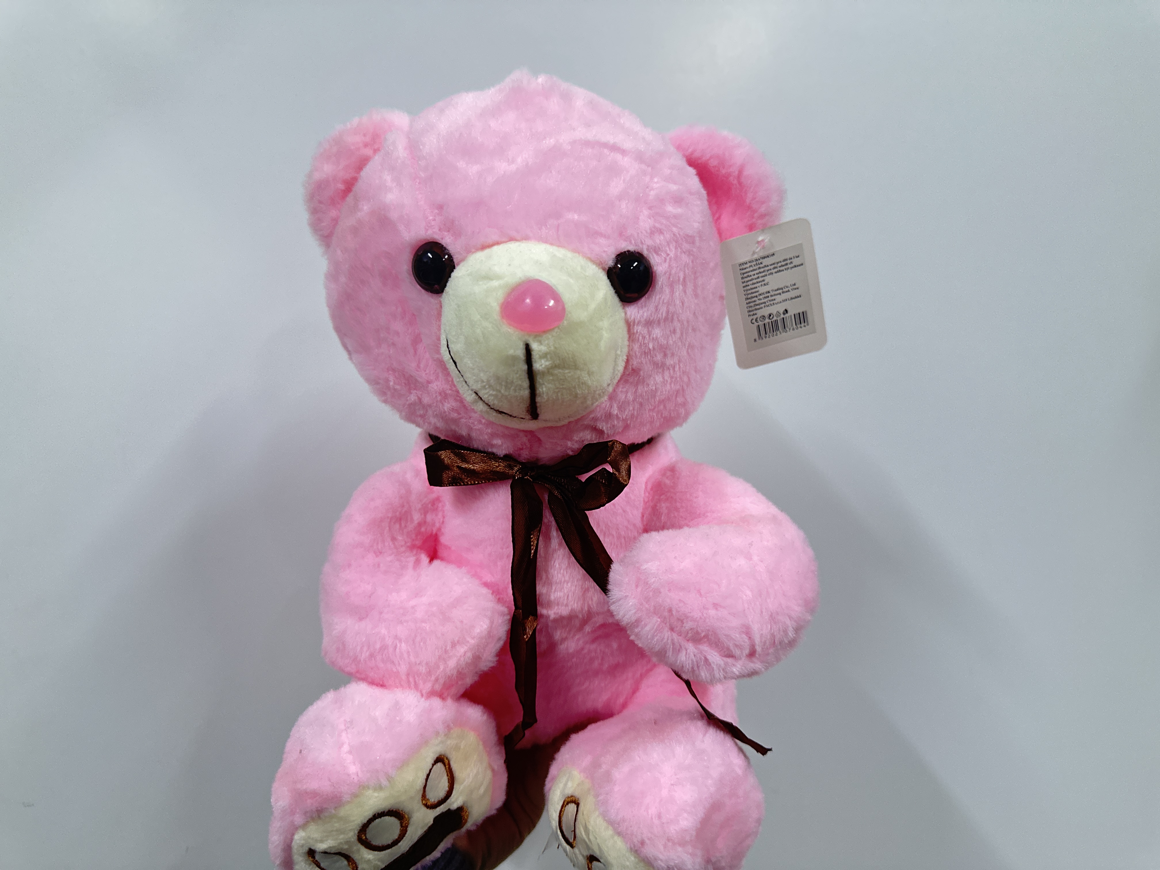Plyšový medvídek 25cm /1 ks růžový