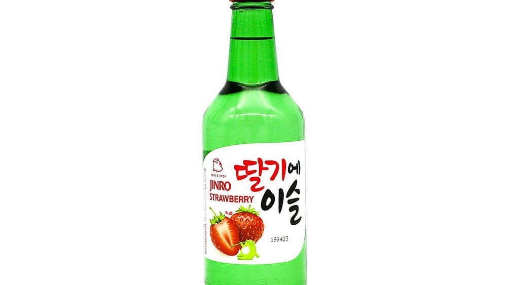 JINRO Soju s příchutí jahody 13% 360ml