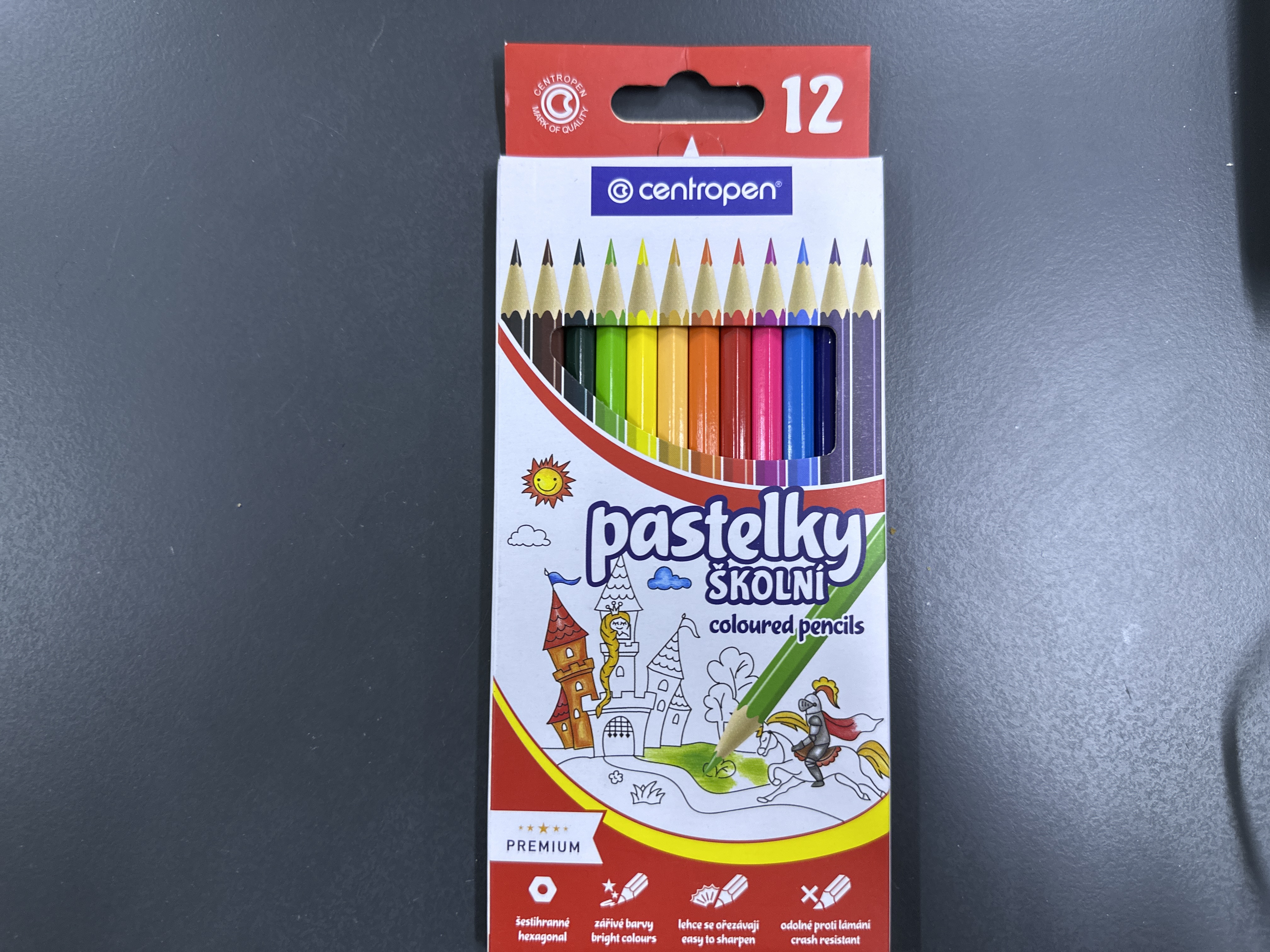 Centropen Pastelky školní 12 ks