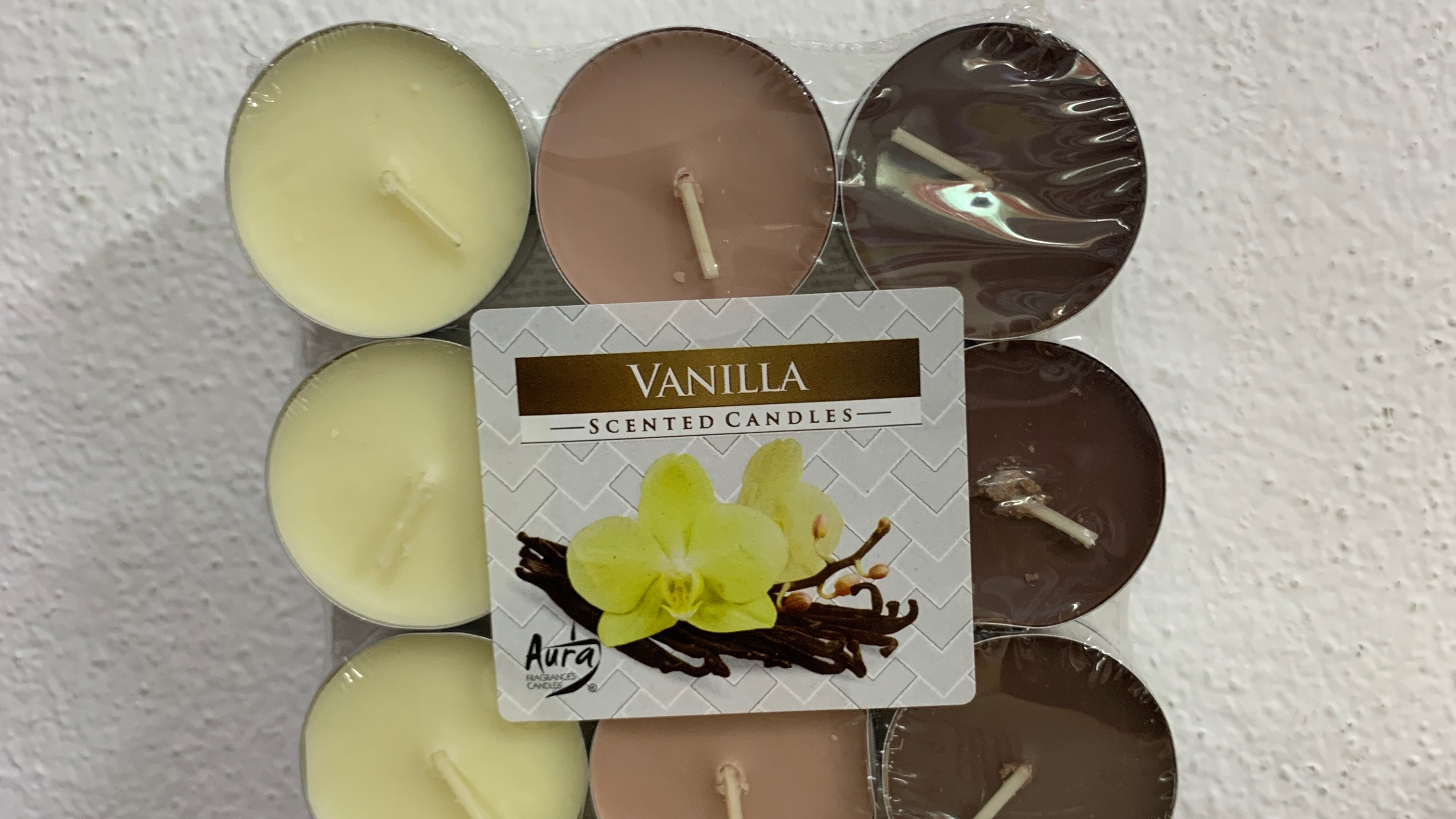 Bispol Svíčka čajová 18ks Vanilla