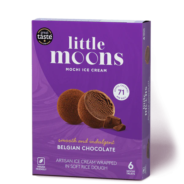 LITTLE MOONS mochi ice Belgian Chocolate 192g