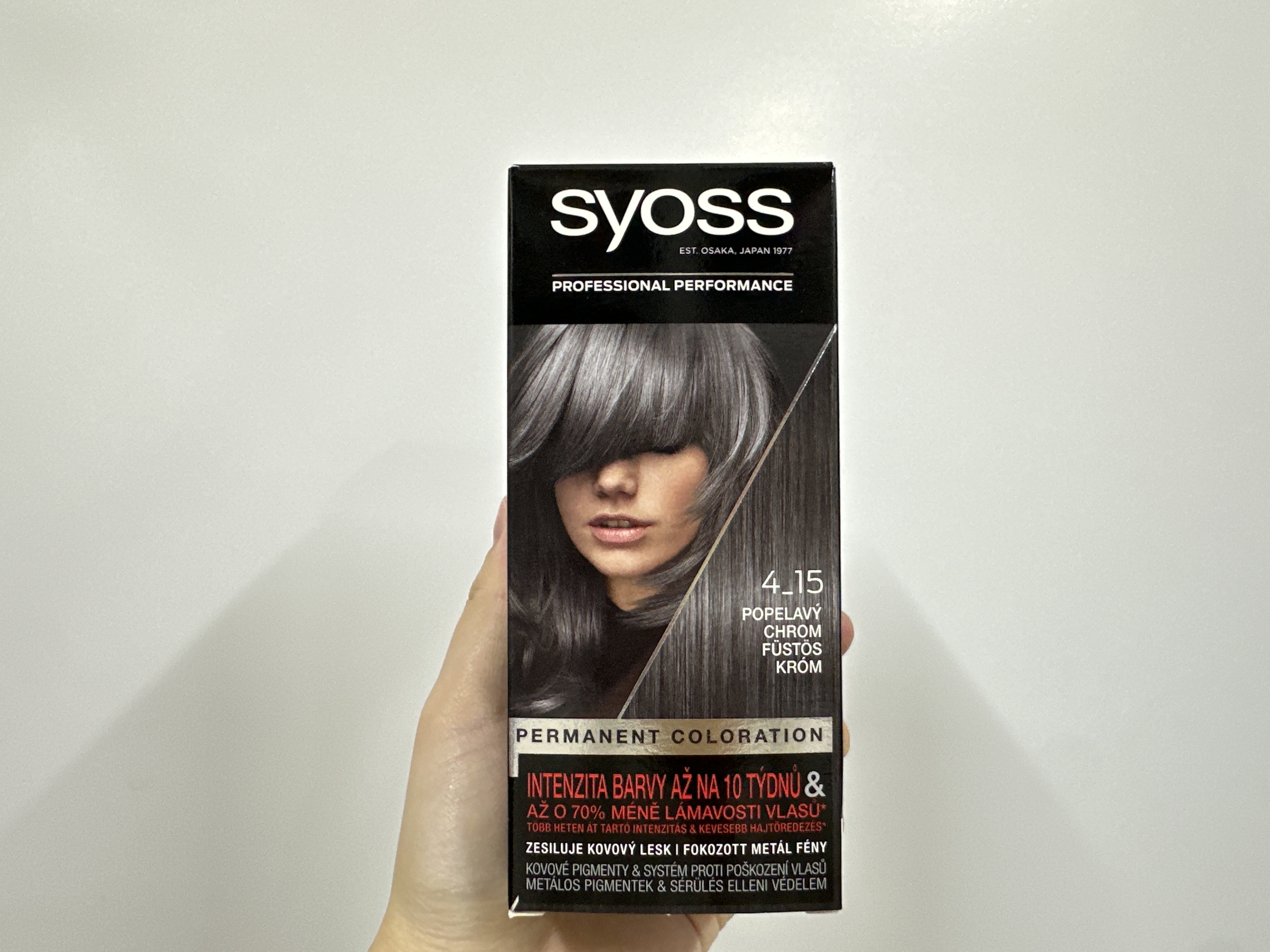Syoss barva na vlasy Popelavý Chrom 4_15, 50ml