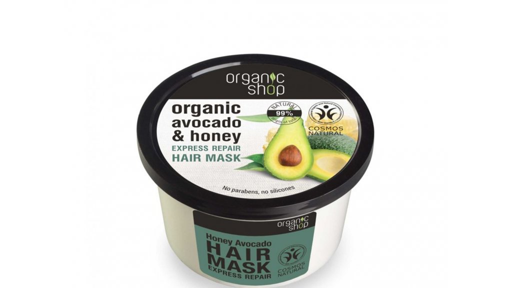 Organic Shop - Avokádo & Med - Maska na vlasy, 250 ml