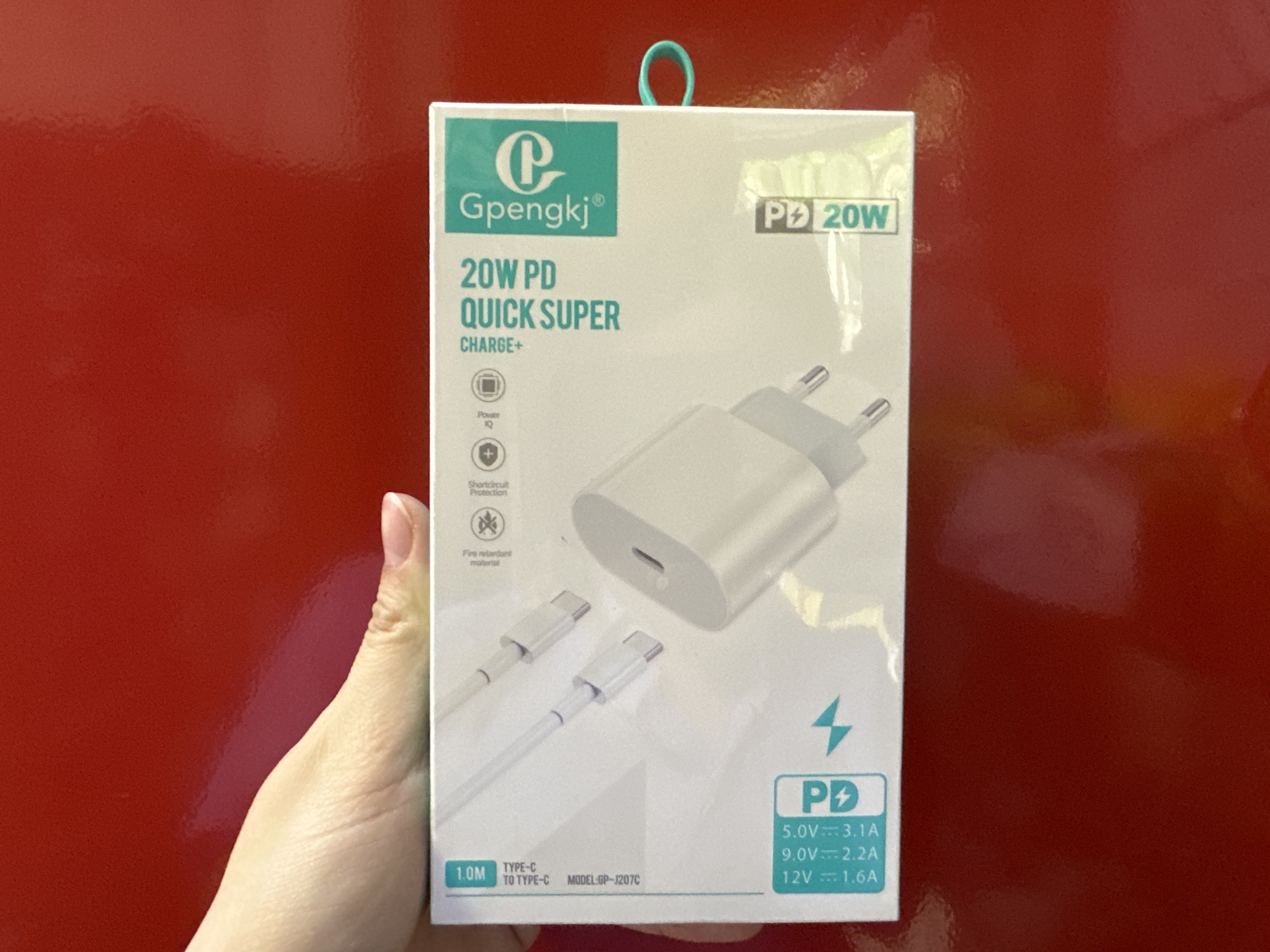 Gpengkj 20W nabíječka 1.0M type c ( type c - type c)