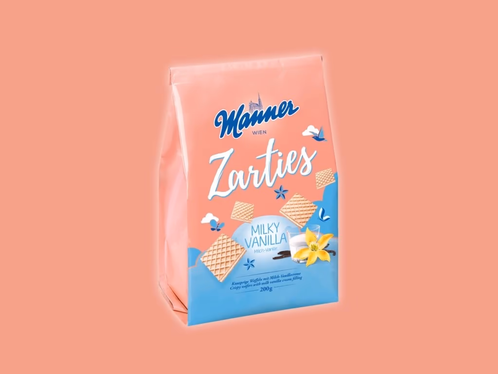 Manner zarties milky vanilla 200g