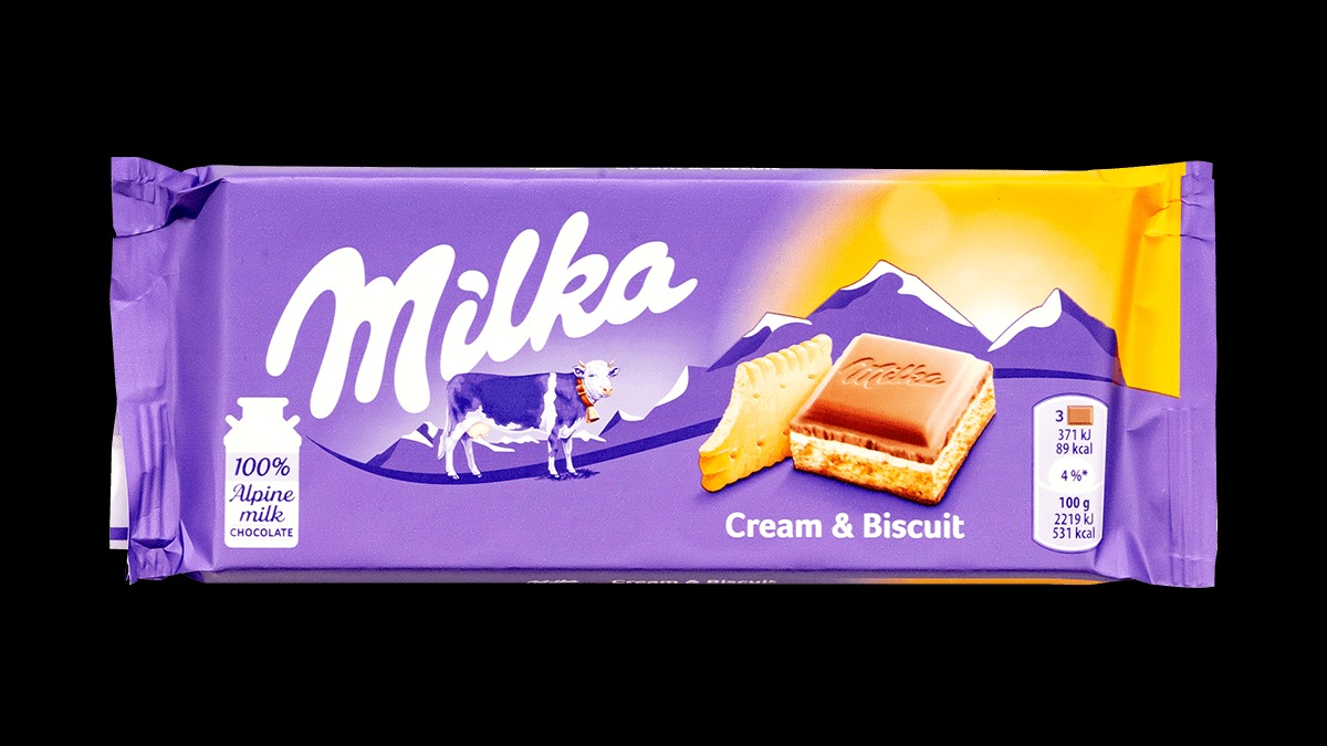 Milka Cream & Biscuit 100g