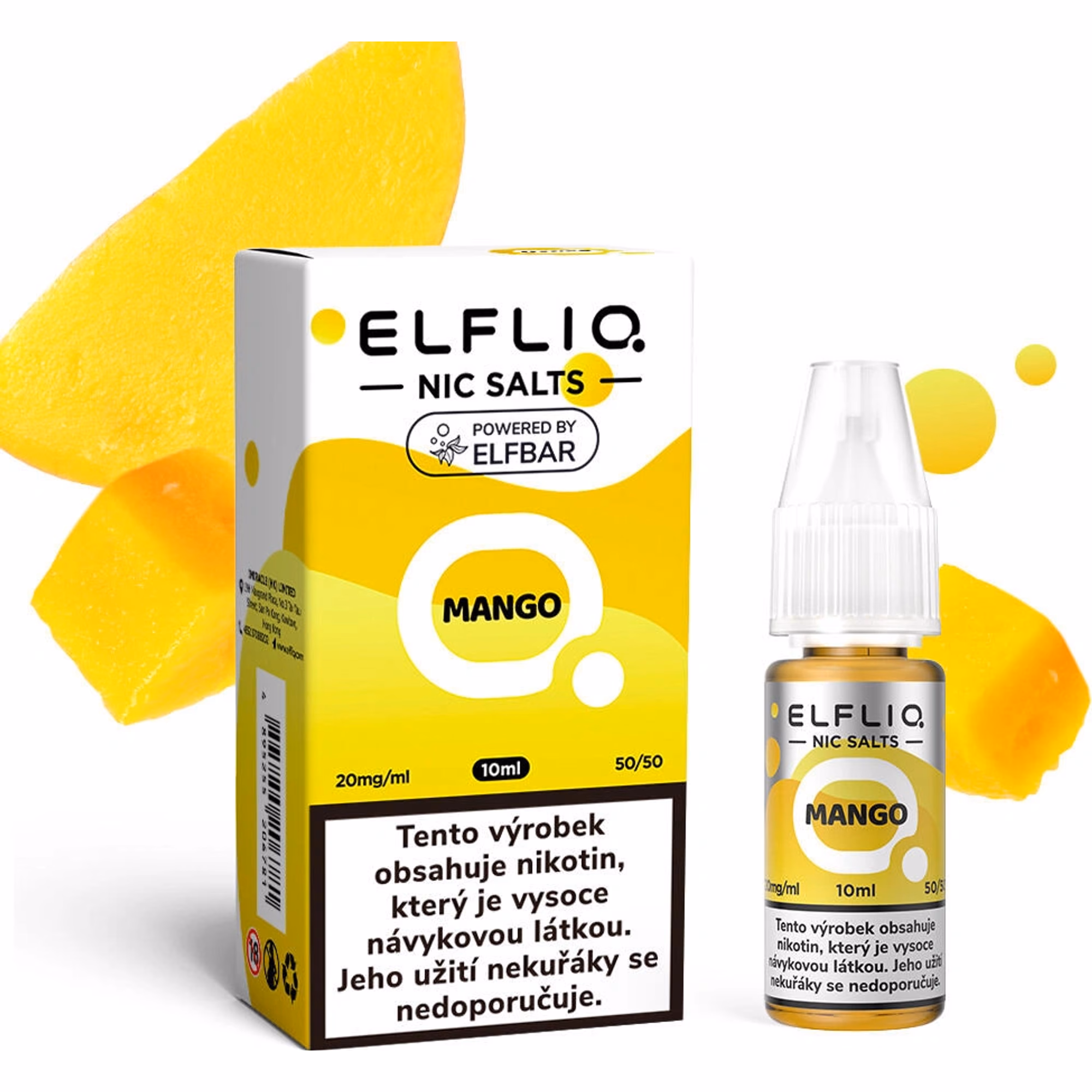 K18+ E-LIQUID ELF BAR ELFLIQ MANGO 10ML