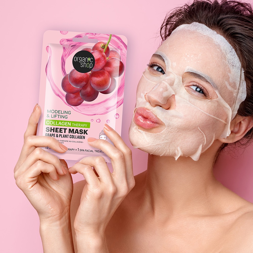 Organic Shop Pleťová maska Kolagenová terapie 1 ks