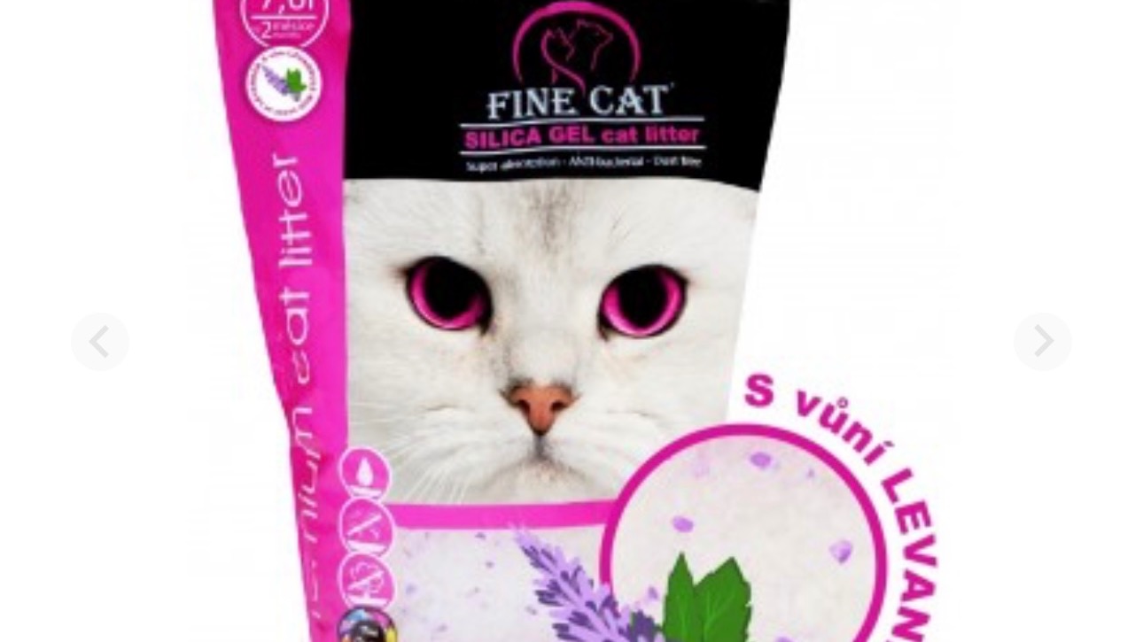 Fine cat silicagel 7,6l Levandule stelivo
