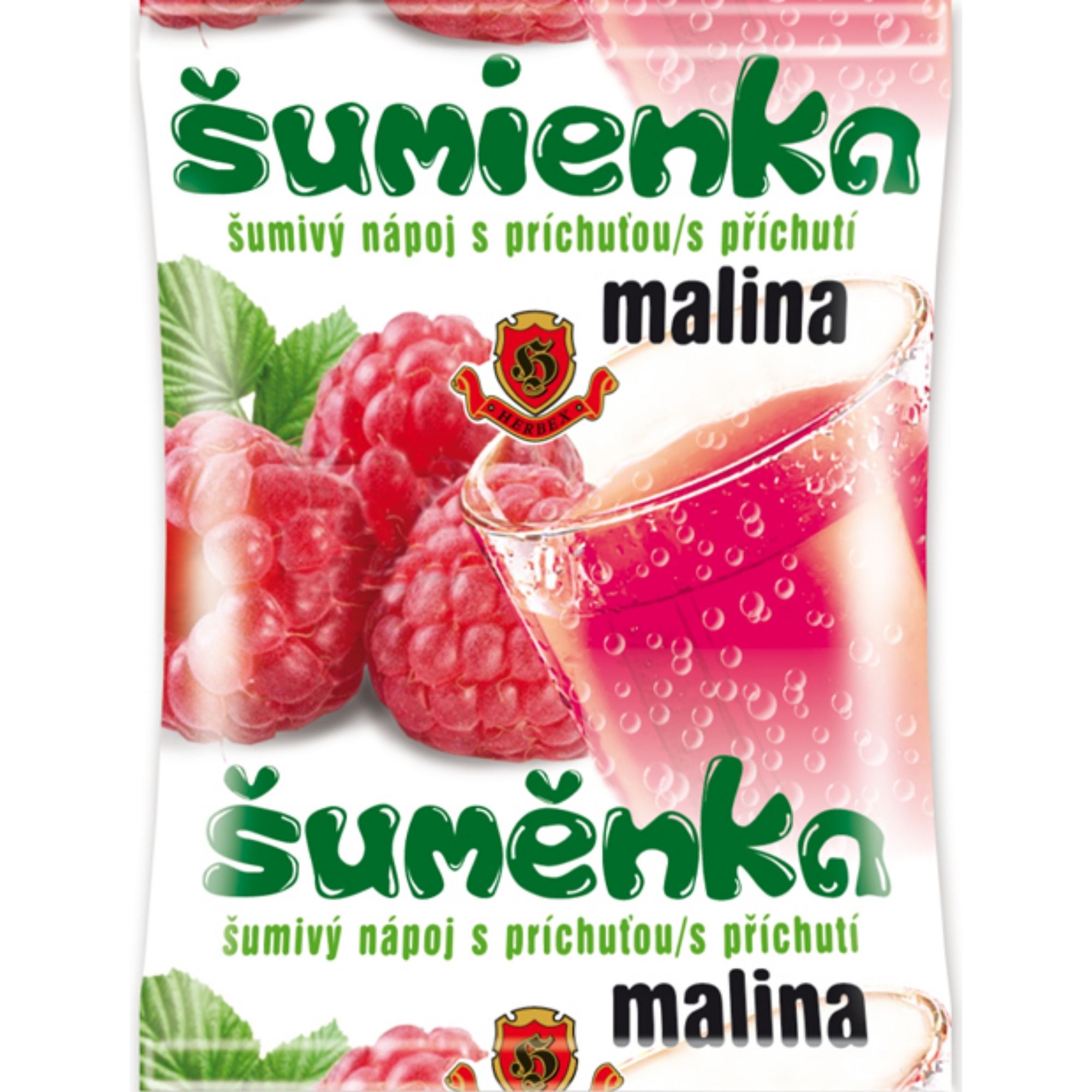 Herbex Šuměnky (šumivý nápoj) - 2x10g Malinové