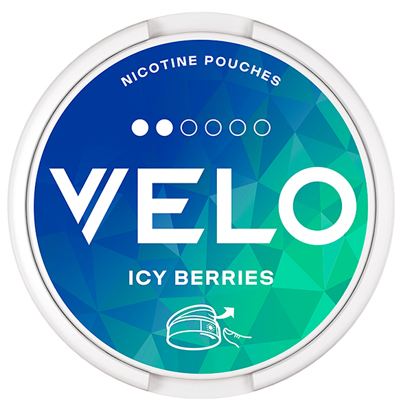 K18+ Nikotinové sáčky Velo ICE BERRIES mini (Berry Frost) 6mg