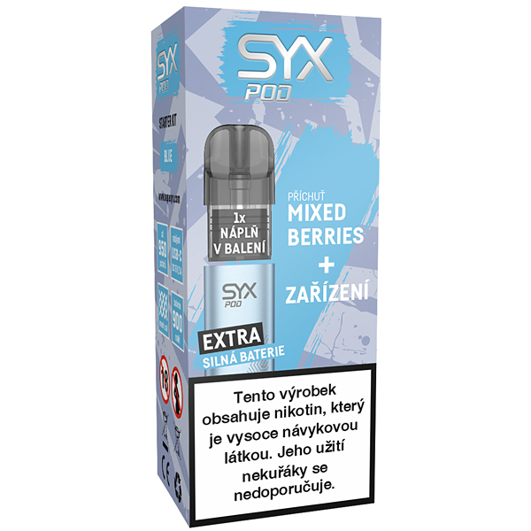 K18+ SYX POD Starter Kit 16,5mg Mix Berries (Blue)