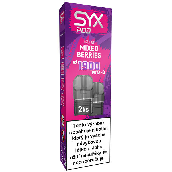 K18+ SYX POD Náplň Mixed Berries 16.5mg 2x2ml