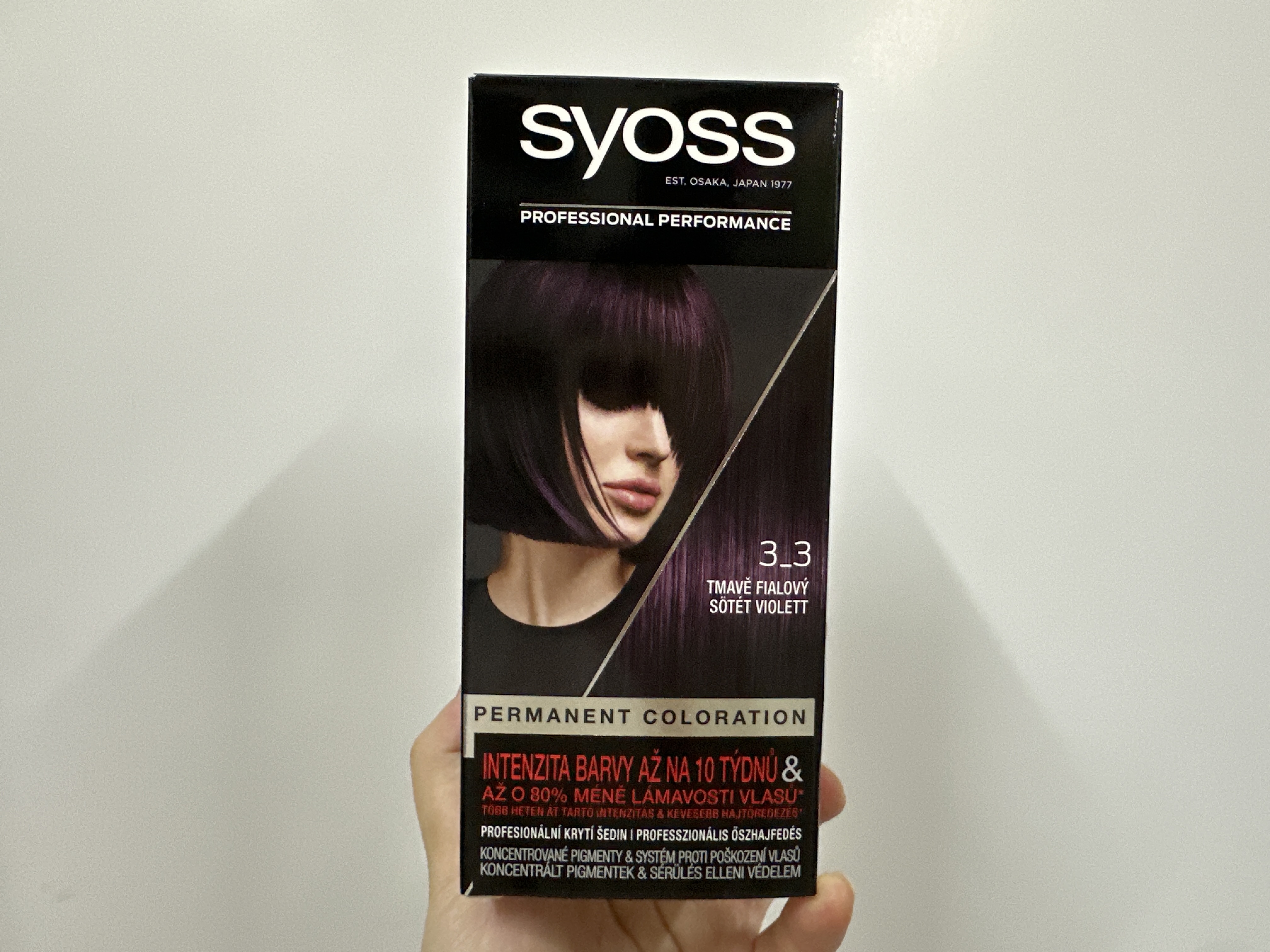 Syoss barva na vlasy Tmavě Fialový 3_3, 50ml