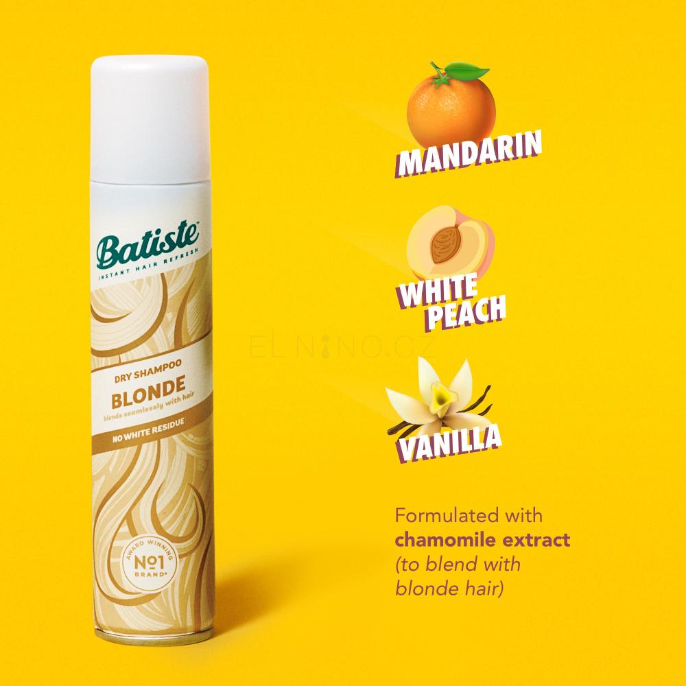 Batiste Hint of Colour Blonde Suchý šampon pro blond vlasy 200ml