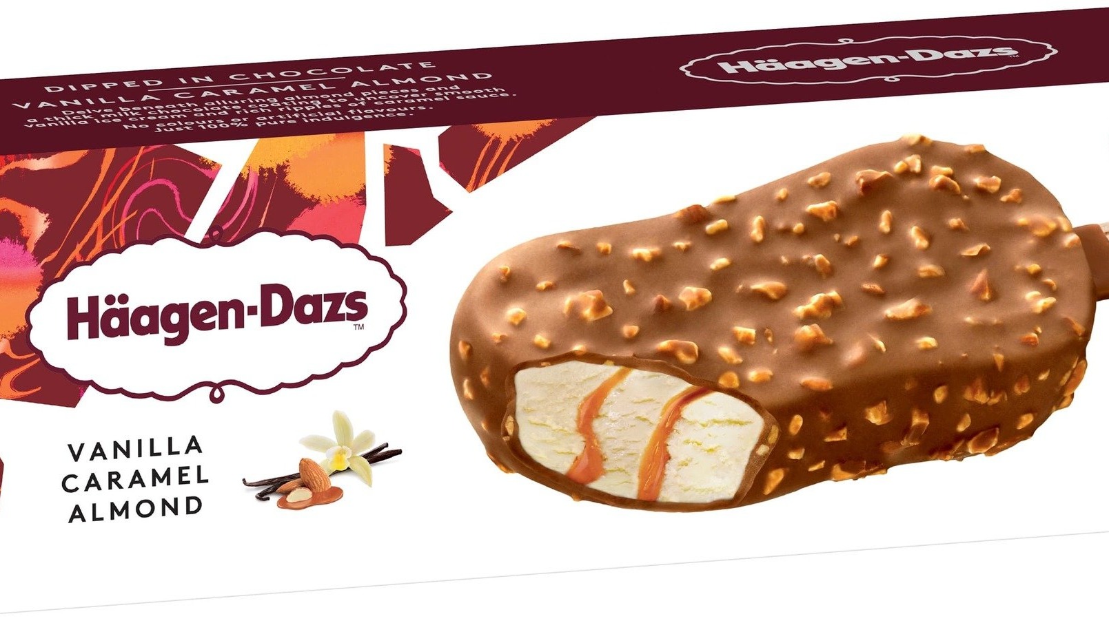 Häagen-Dazs Vanilla Caramel Almond Stick 80ml