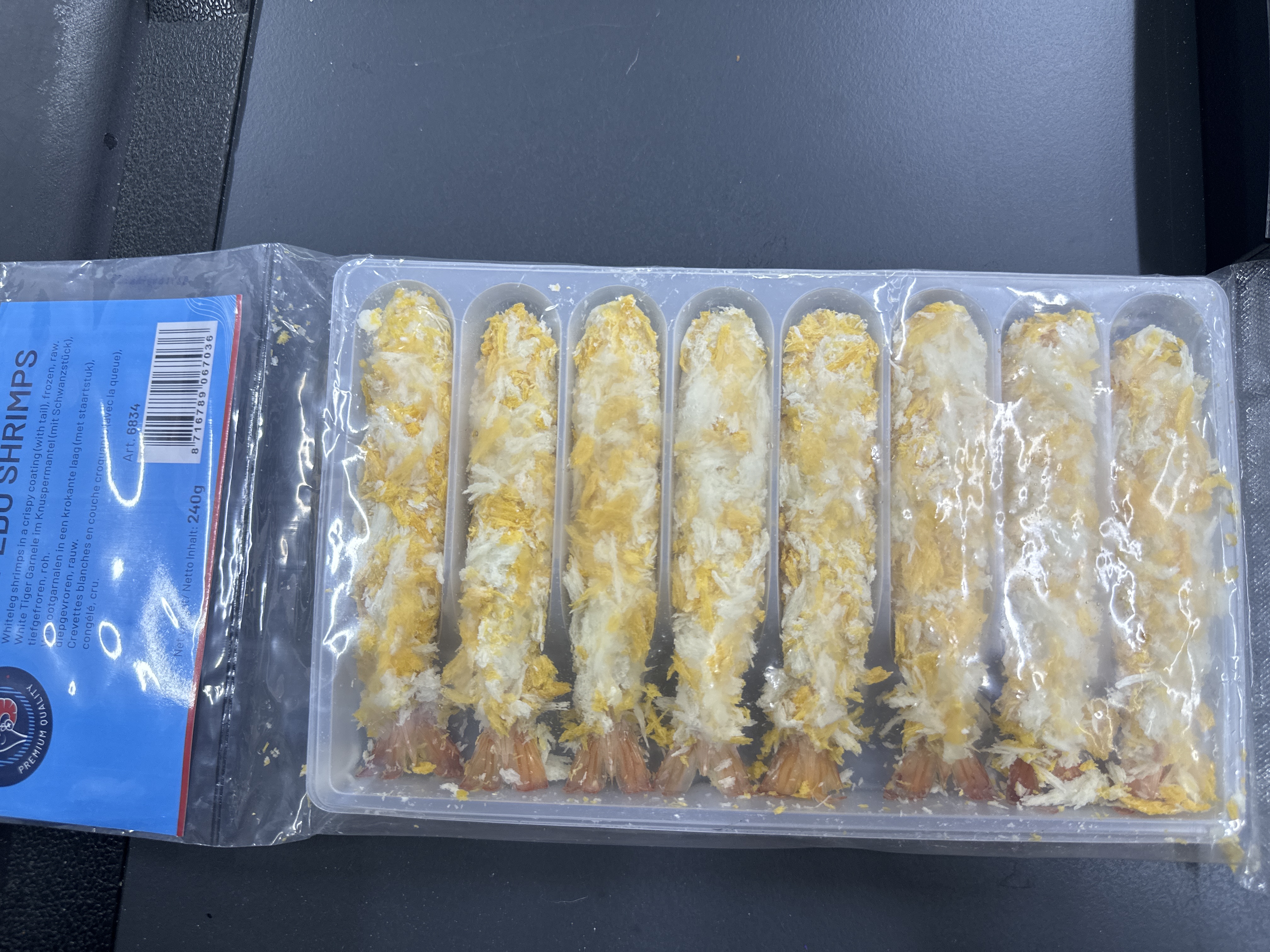 Mooijer Mraž. obalené krevety 240g