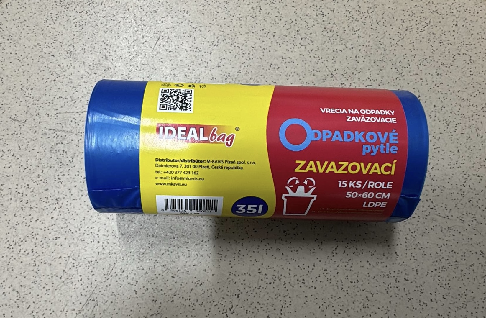 IDEAL bag Odpadkové pytle 35L zavazovací 10ks/role
