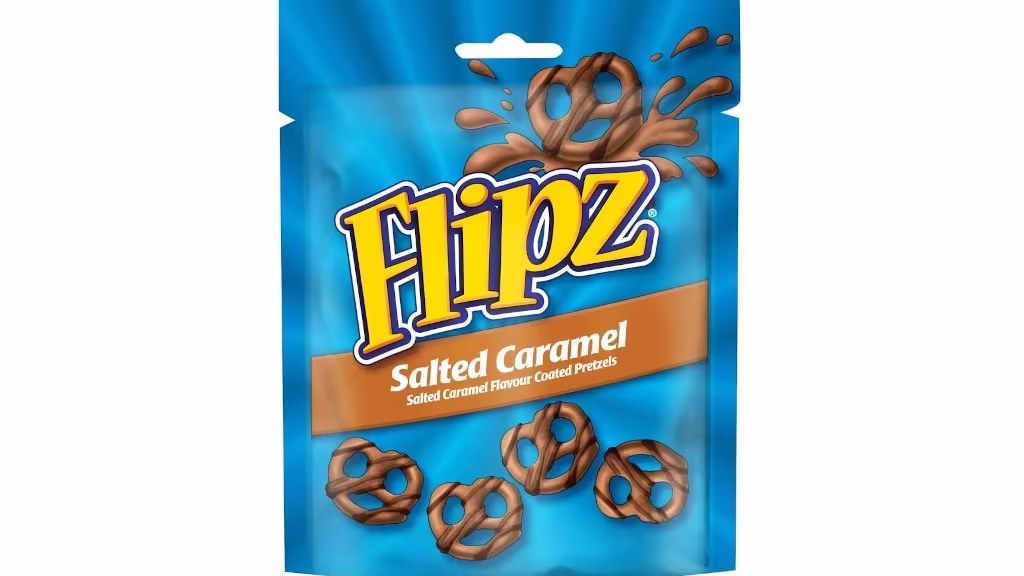 " Flipz Salted Caramel preclíky se slaným karamelem 90g"