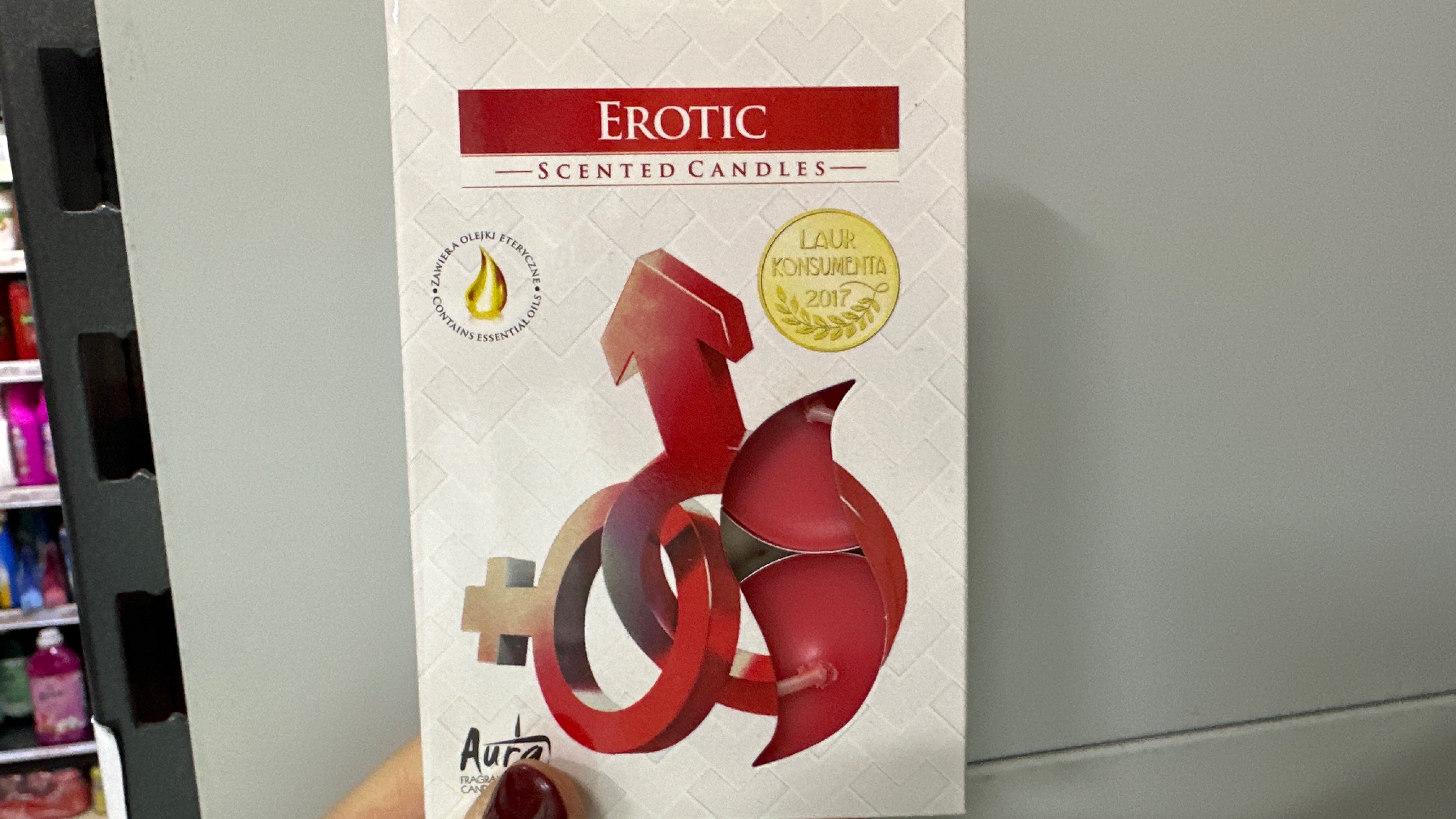 Vonné čajové svíčky erotická 6KS
