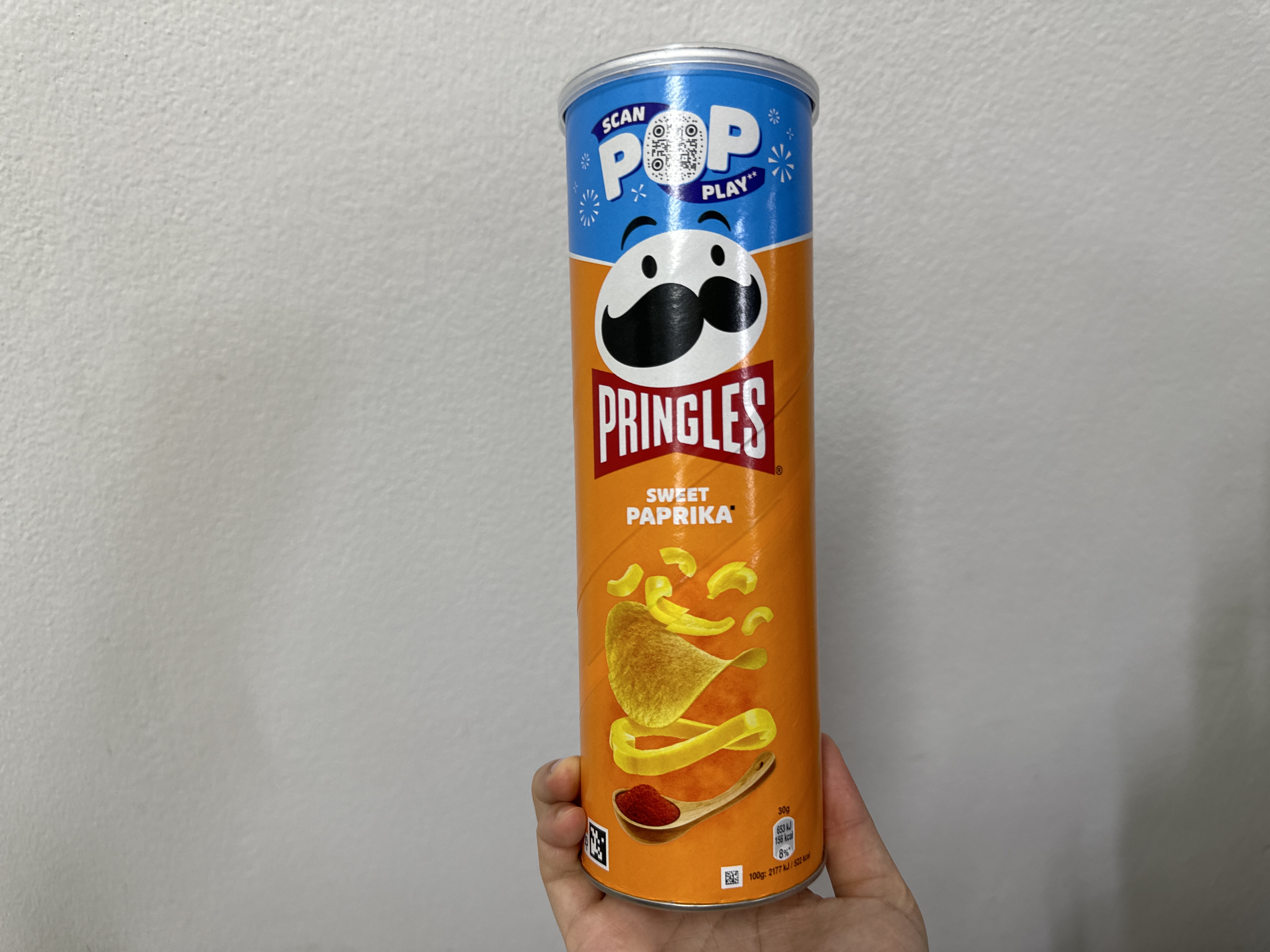 PRINGLES SWEET PAPRIKA - paprikové chipsy - 165g