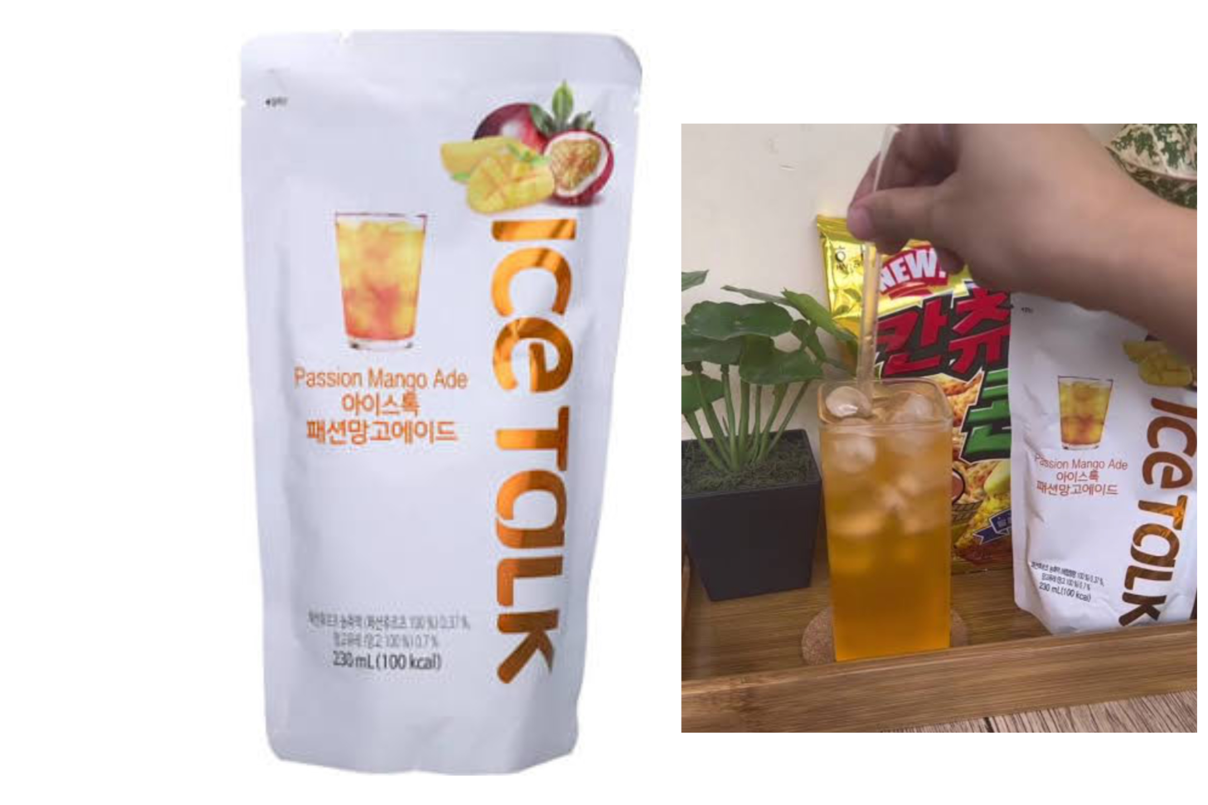 ICE TALK PASSION MANGO ADE 230ML KOR