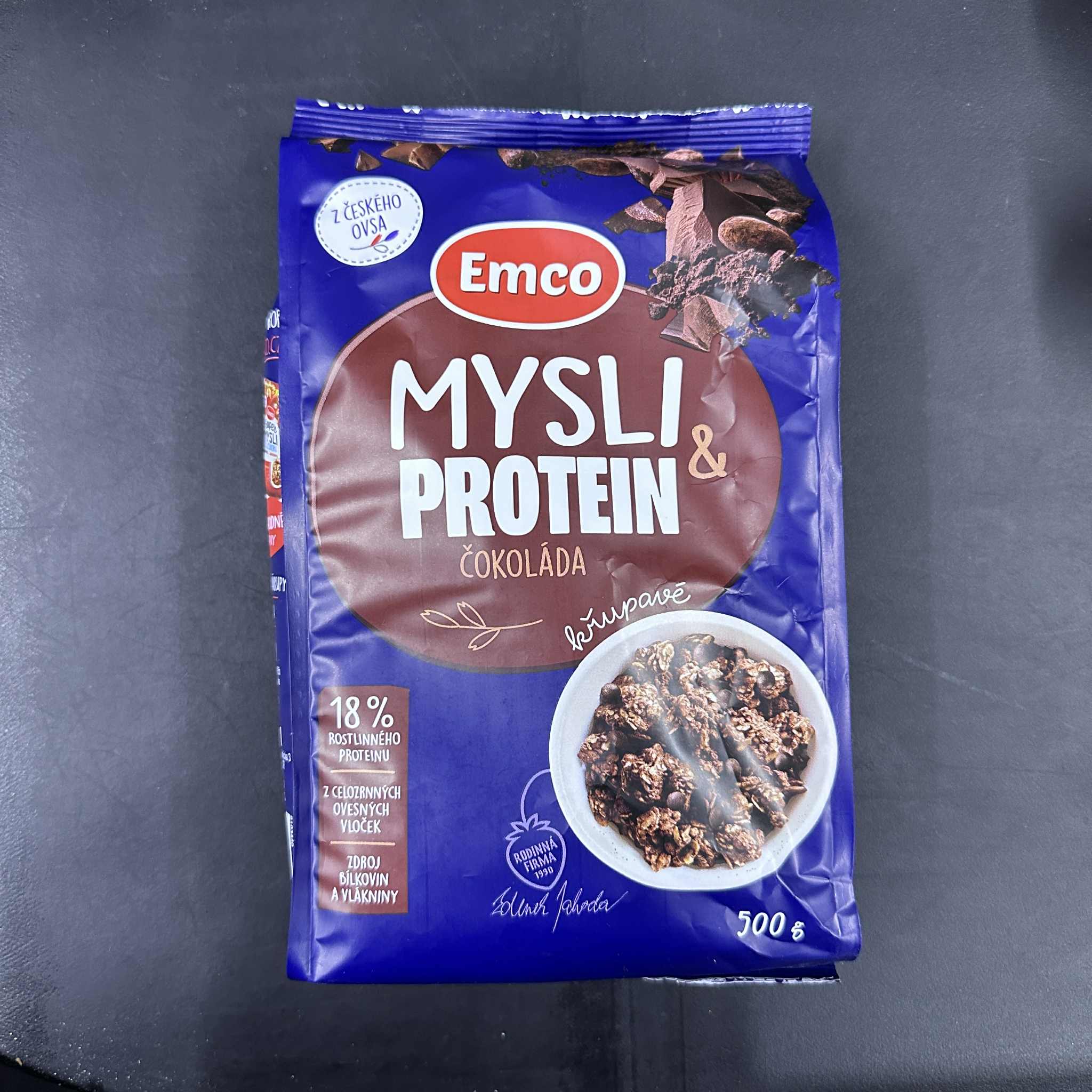 Emco Křupavé mysli  - proteinové s čokoládou, 500 g