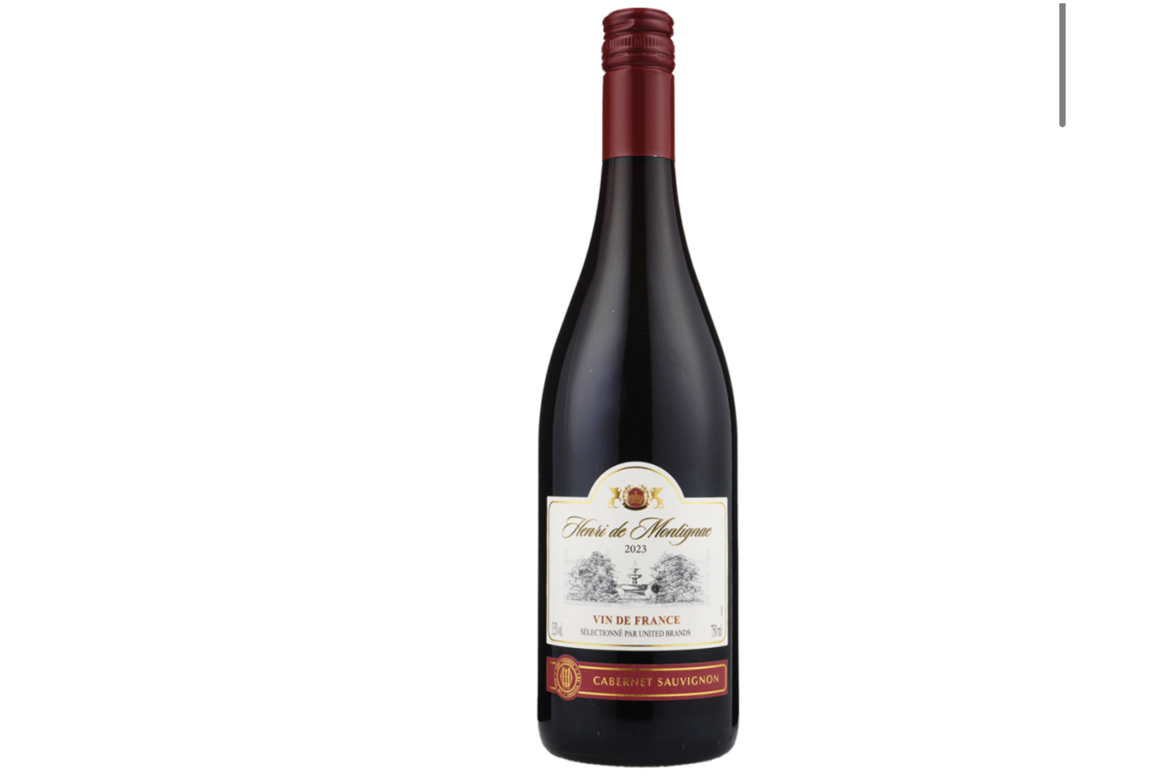 Henri de Montignac Cabernet Sauvignon, červené,suché, 750ml 13.5%