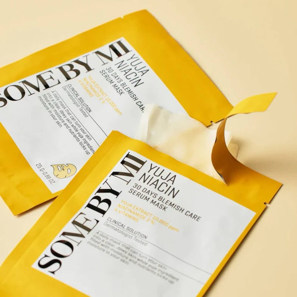 Some By Mi Yuja Niacin Blemish Care mask 1ks
