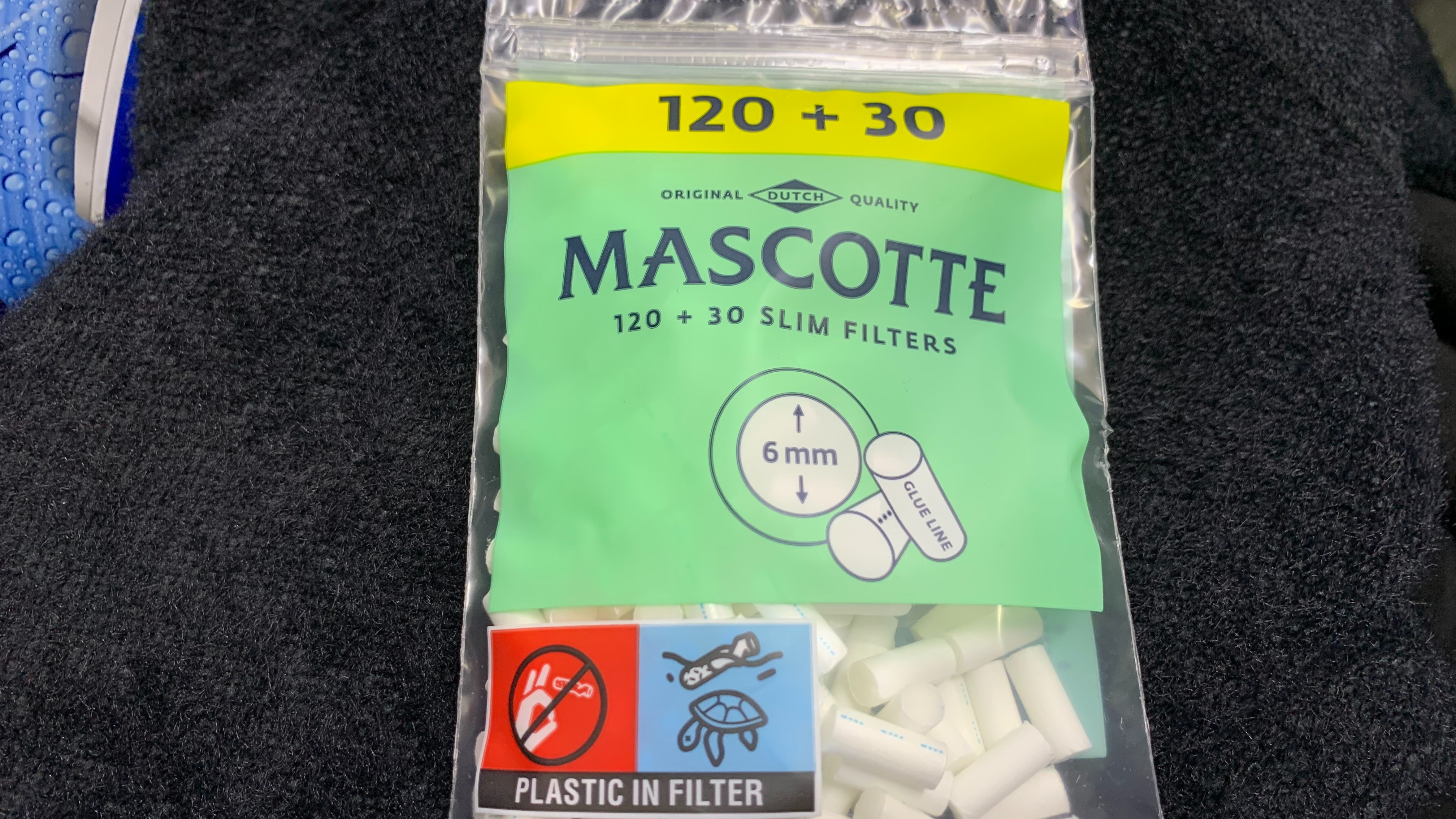 Mascotte Cigaretové filtry original Slim 6 mm  150 ks