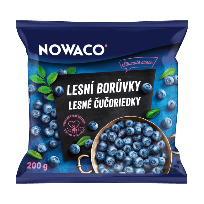 Nowaco borůvky Lesní mražené 200g