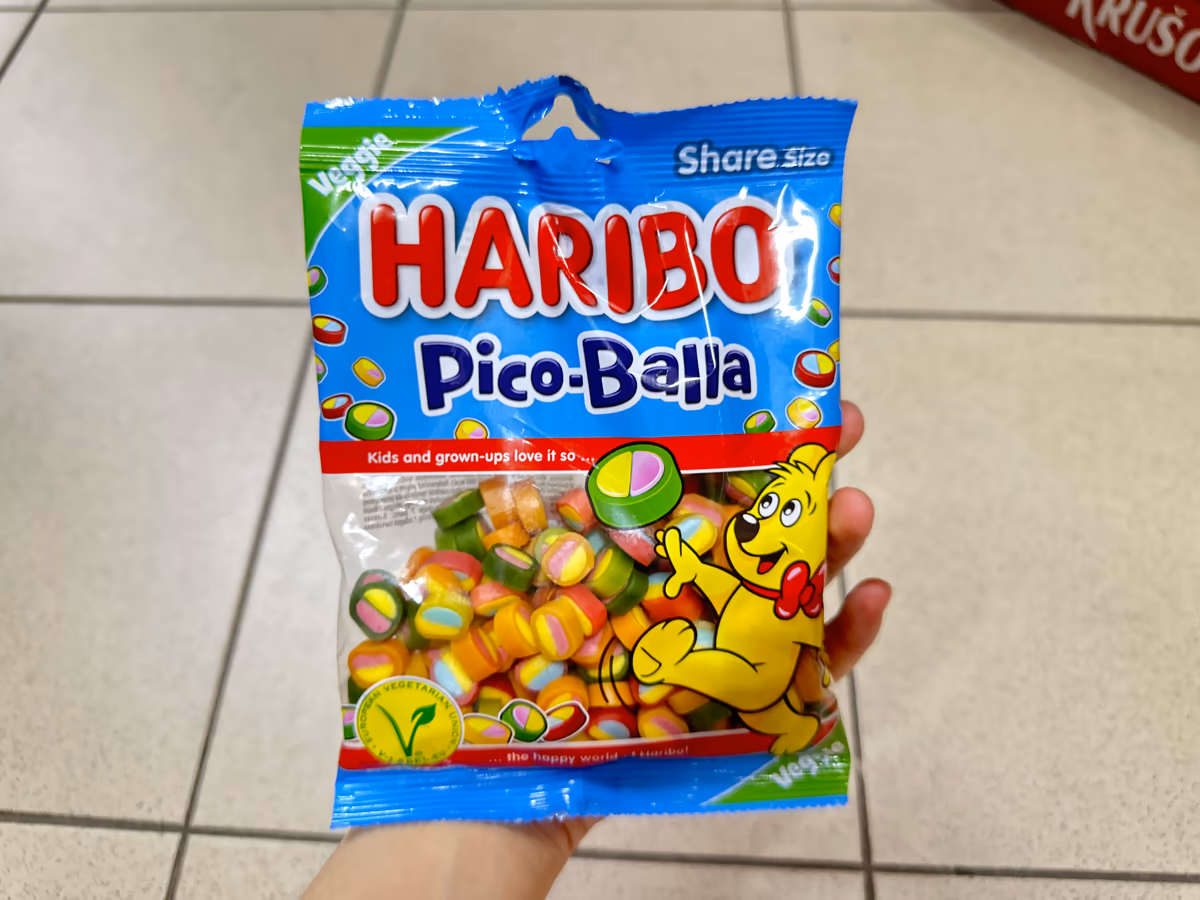 Haribo Pico Balla želé pendreky s ovocnými příchutěmi 175g