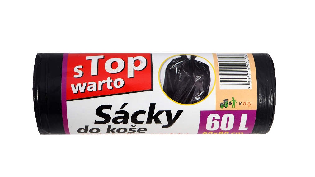 STOP Pytle do koše 60L - Extra pevné