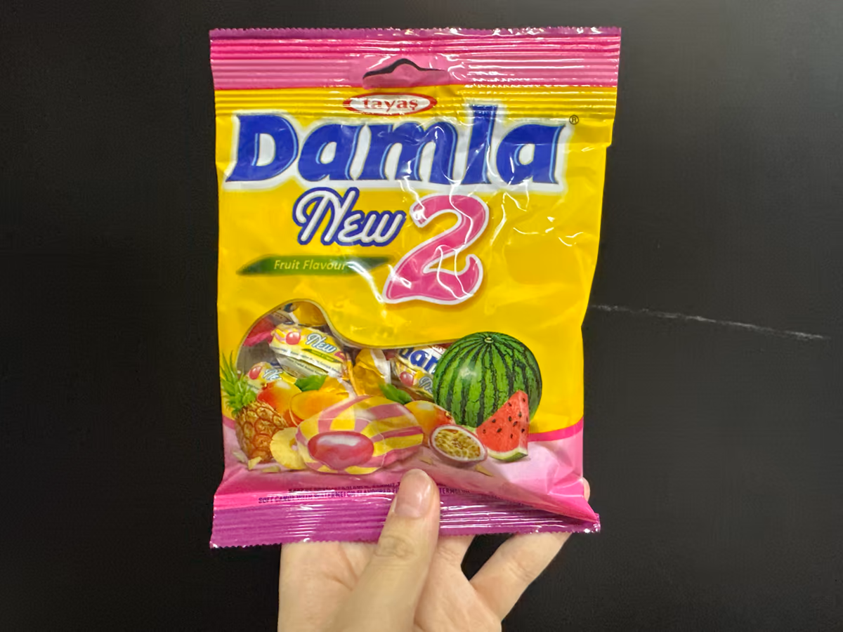 Damla bonbóny červený meloun + tropické ovoce 90g
