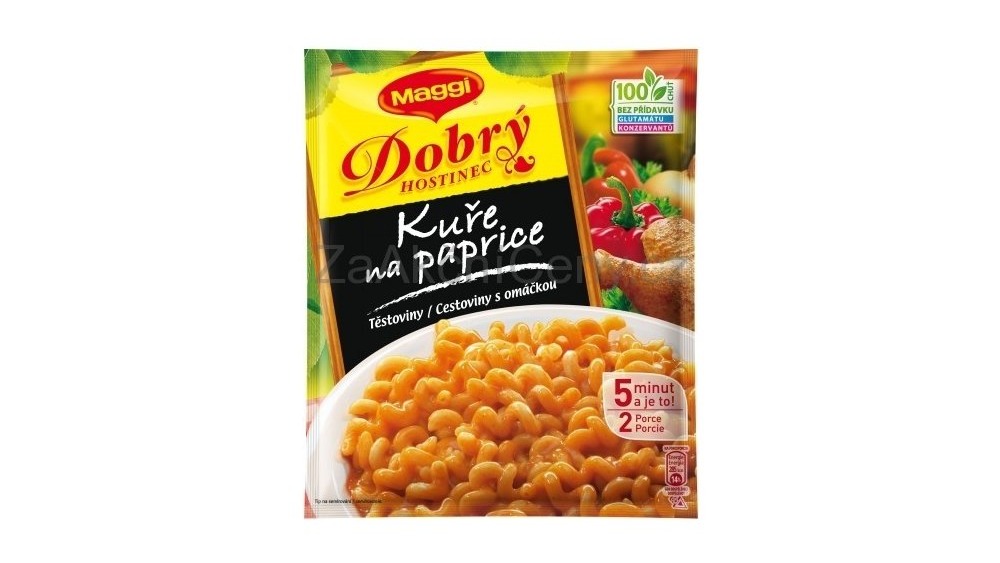 MAGGI Dobrý Hostinec Kuře na paprice těstoviny s omáčkou sáček 153g