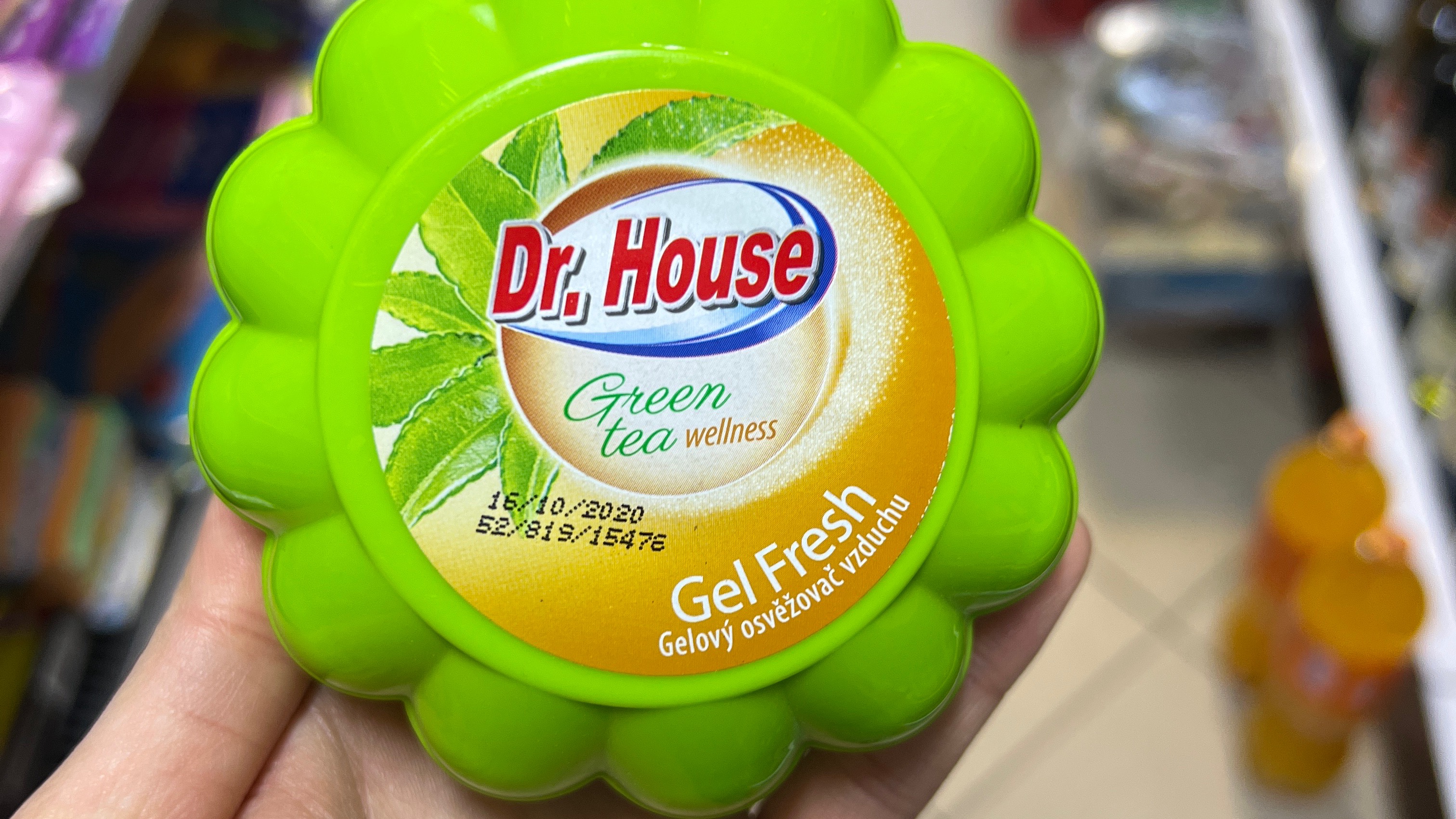 Gel Fresh gelový osvěžovač 150g Green Tea Wellness