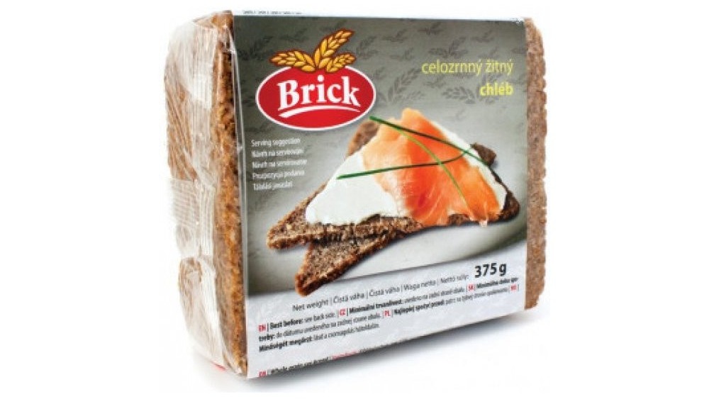 Brick chléb celozrnný žitný 375g