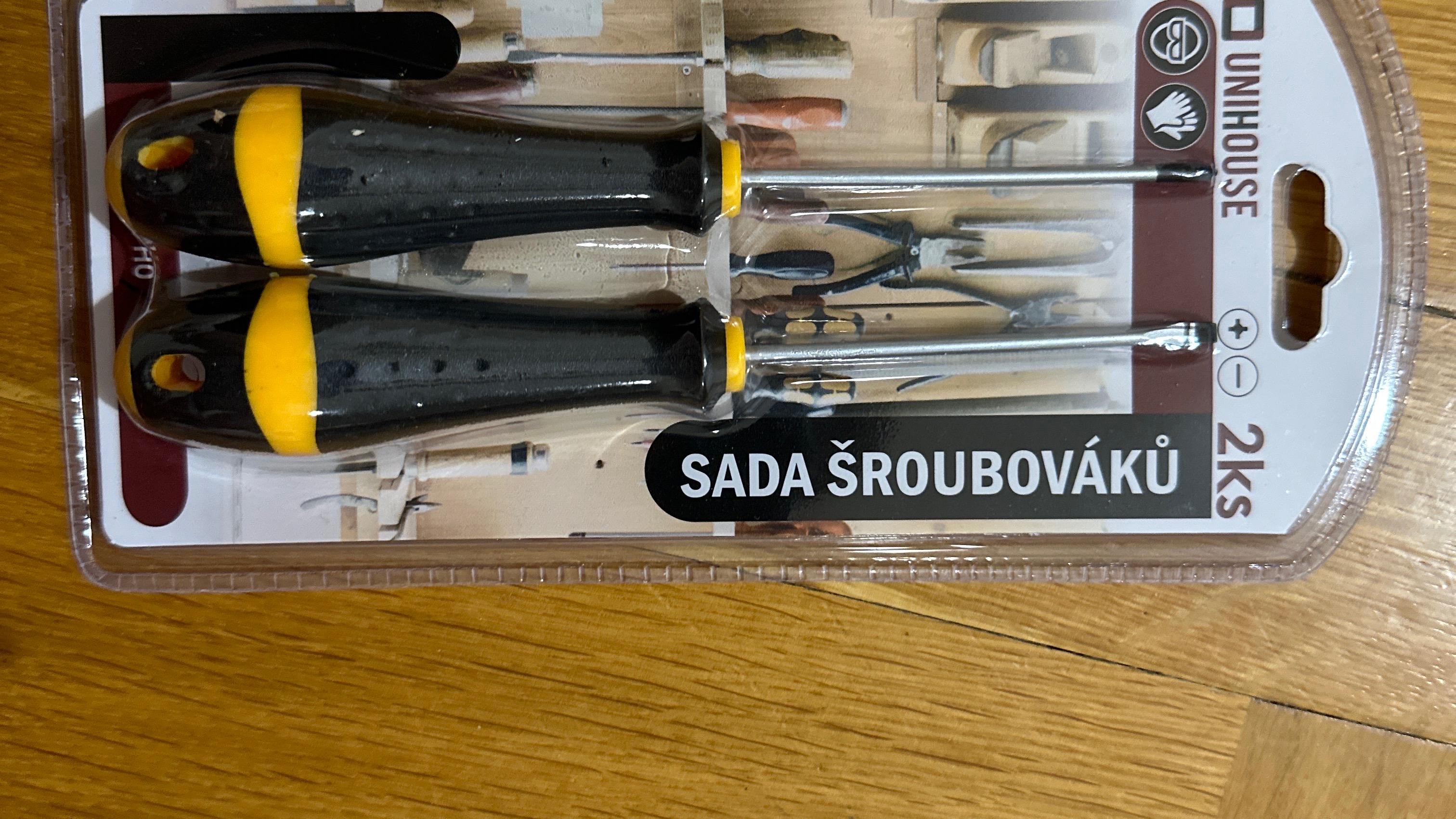 Unihouse sada šroubováků +ph0 -3mm 2ks