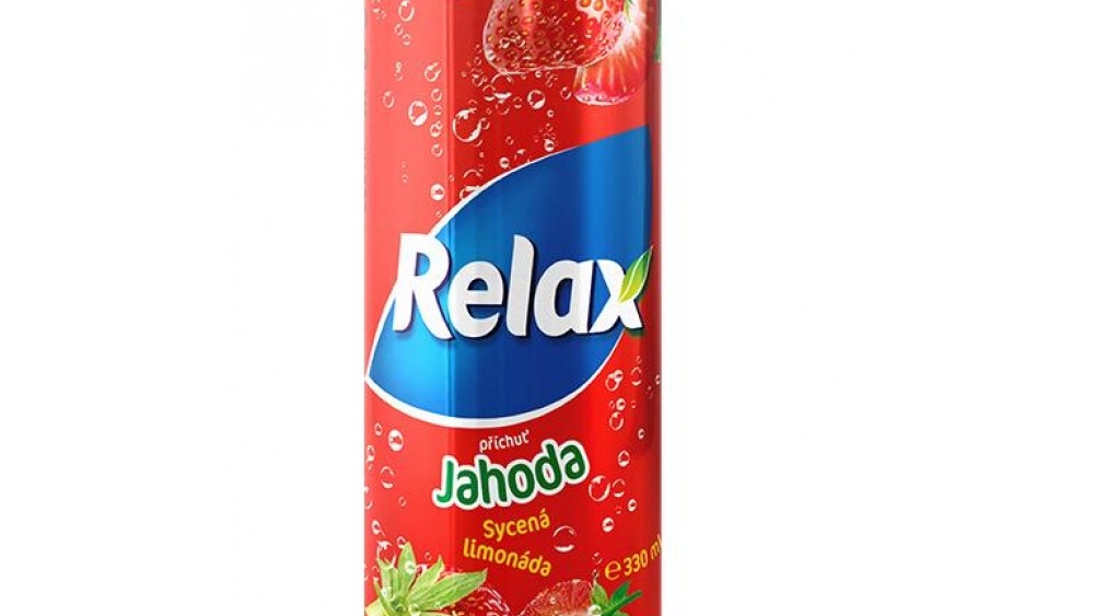 Relax limonáda jahoda 0,33L