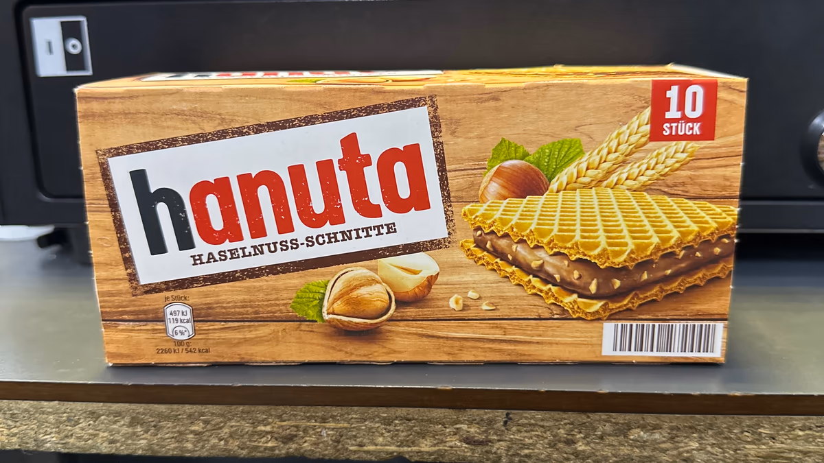 Nugátové oplatky Hanuta Ferrero 220g