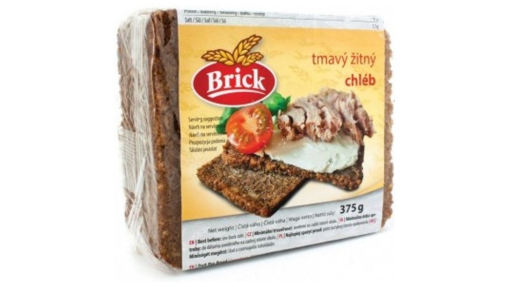 Brick chléb tmavý žitný 375g