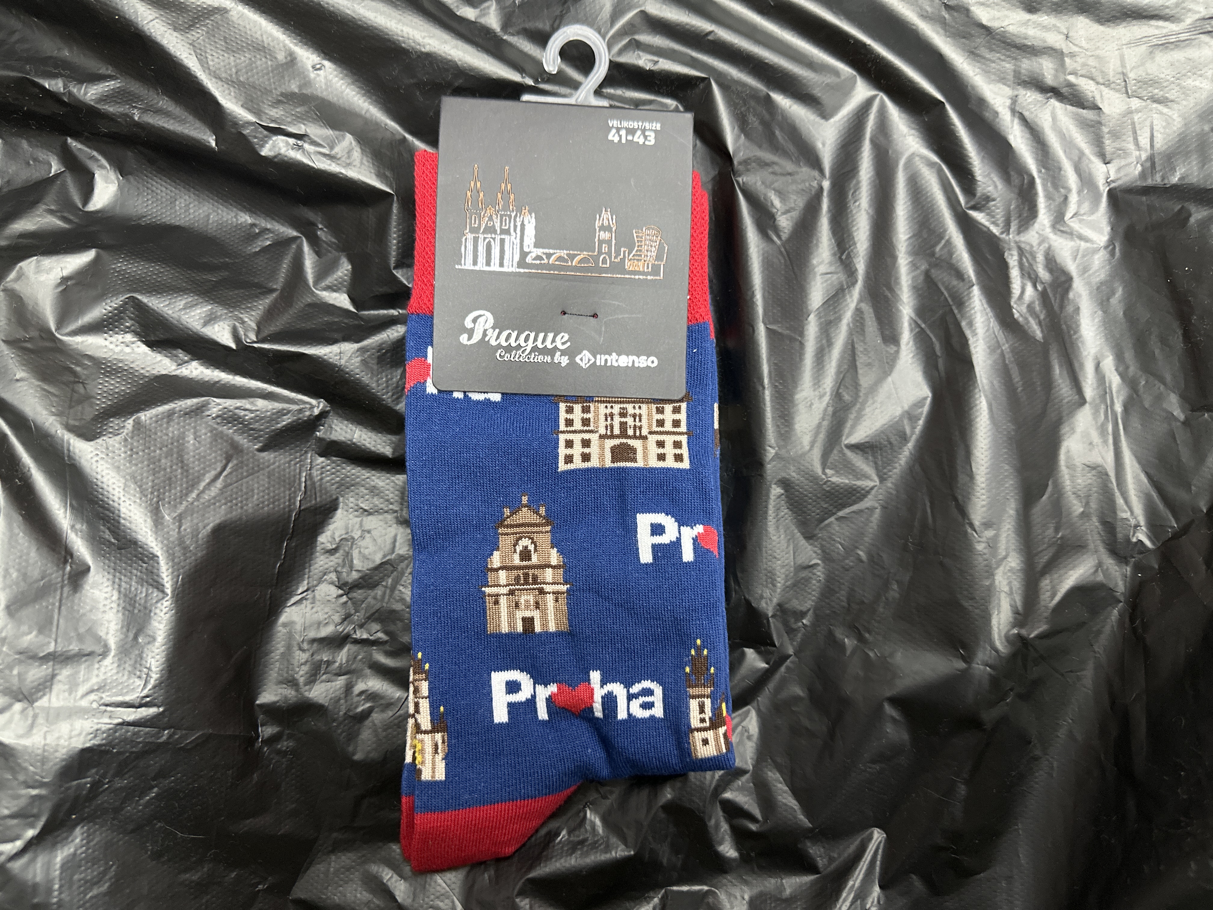Ponožky ikony Prague vel.41-43  1pár