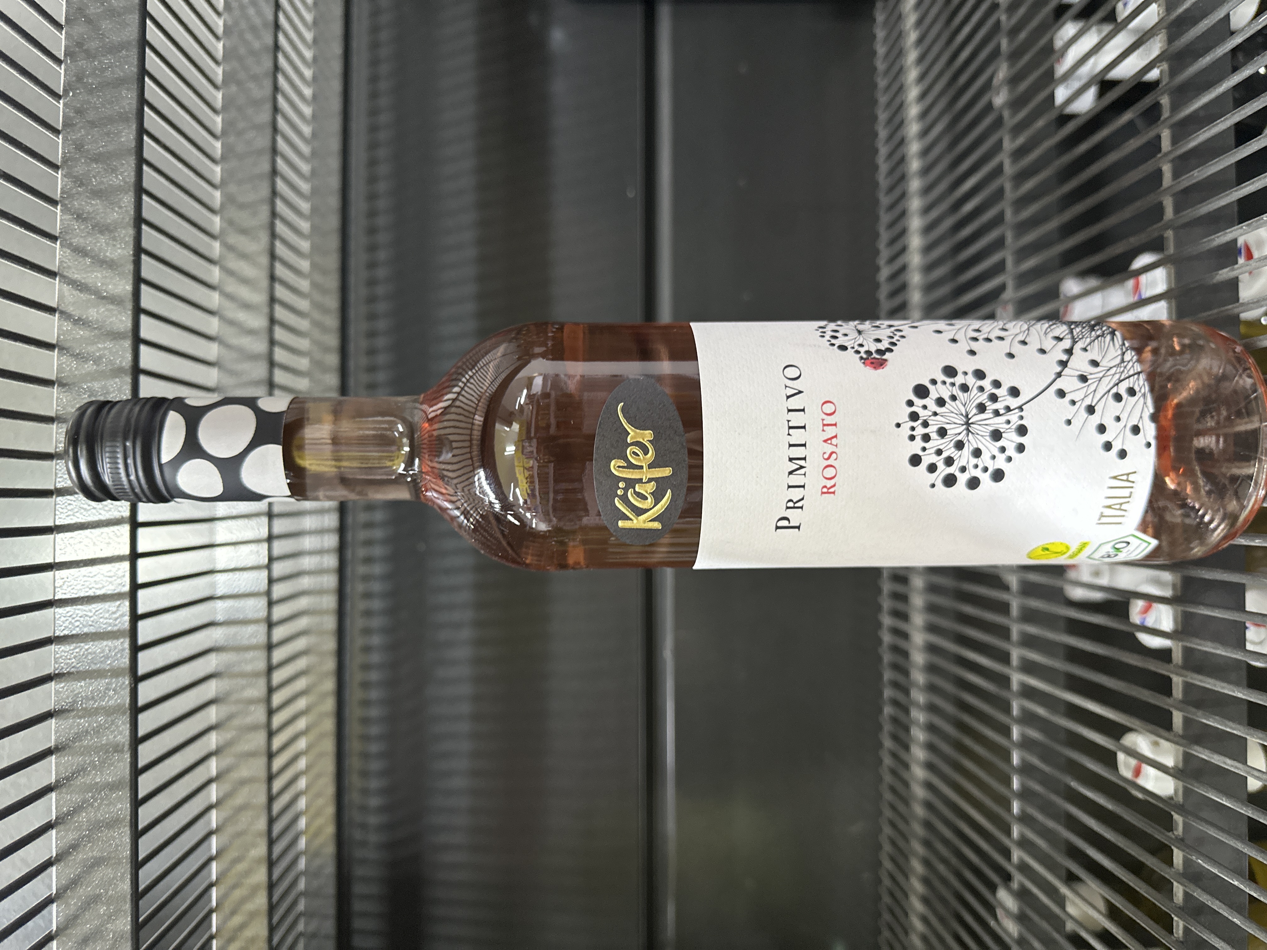 Käfer Organic Primitivo Rosato suché 0,75L 11.5%