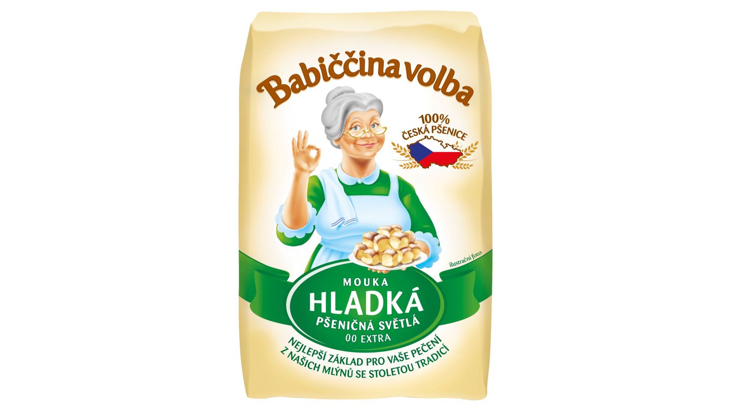 Babiččina Volba Mouka hladká pšeničná světlá 1kg