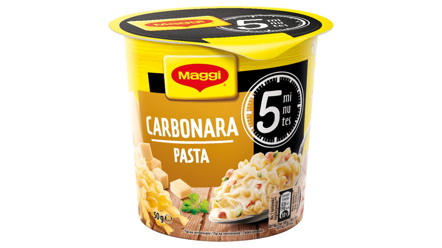 MAGGI 5 minutes Pasta Carbonara kelímek 50g