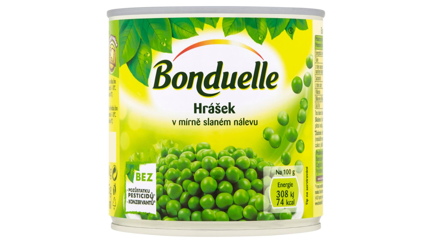 Bonduelle Hrášek v mírně slaném nálevu 400g