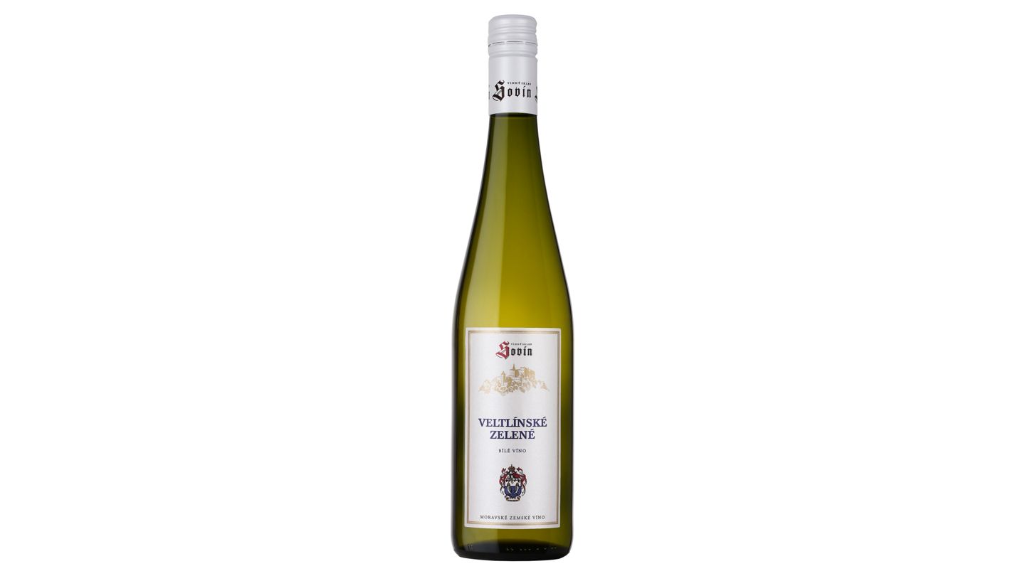 Sovín Veltlínské zelené moravské zemské víno bílé 0,75l