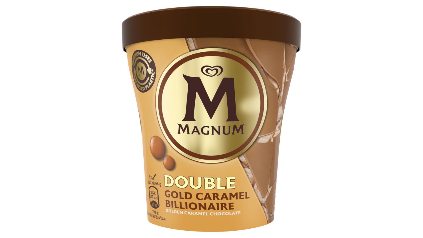 Magnum Caramel Gold Billionaire Pint 440ml